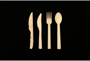 GL014 170mm bamboo cutlery