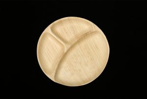 GL043G. Palm leaf plate dia.28x2.5cm