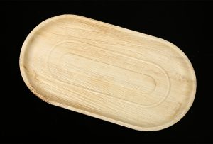 GL043A. Palm leaf tray 55x30x3cm