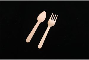 GL009-A A.Wooden spoon 11cm B.Wooden fork 115cm