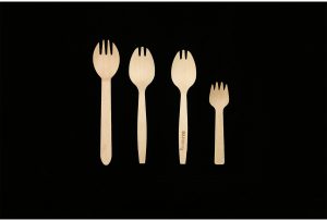 GL007 A.Wooden spork 160mm B. Wooden spork 140mm C.Wooden spork 140mm D